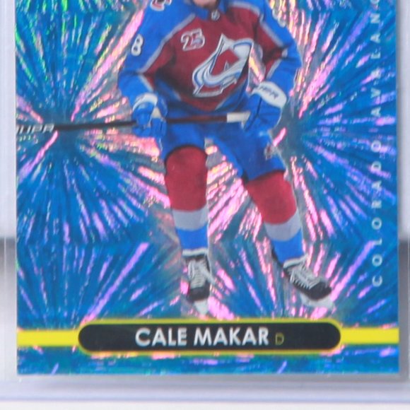 Superstar Cale Makar Upper Deck DAZZLERS Hockey Card 2021/22 Colorado Avalanche - Picture 4 of 4